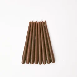 Online Mrs. Alice Chocolate Brown Candles (Set Of 8)