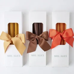 Online Mrs. Alice Chocolate Brown Candles (Set Of 8)