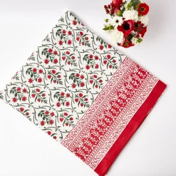 Online Mrs. Alice Christmas Garland Tablecloth
