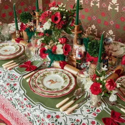 Online Mrs. Alice Christmas Garland Tablecloth
