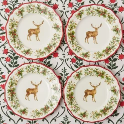 Online Mrs. Alice Christmas Garland Tablecloth