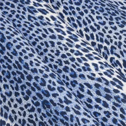 Discount Mrs. Alice Cobalt Blue Leopard Fabric