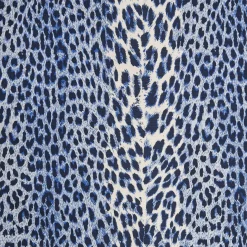 Discount Mrs. Alice Cobalt Blue Leopard Fabric