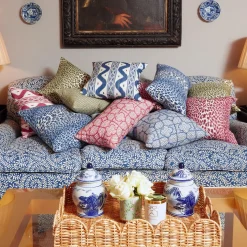 Discount Mrs. Alice Cobalt Blue Leopard Fabric