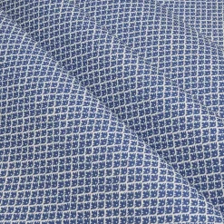 Sale Mrs. Alice Cobalt Blue Lotus Flower Fabric