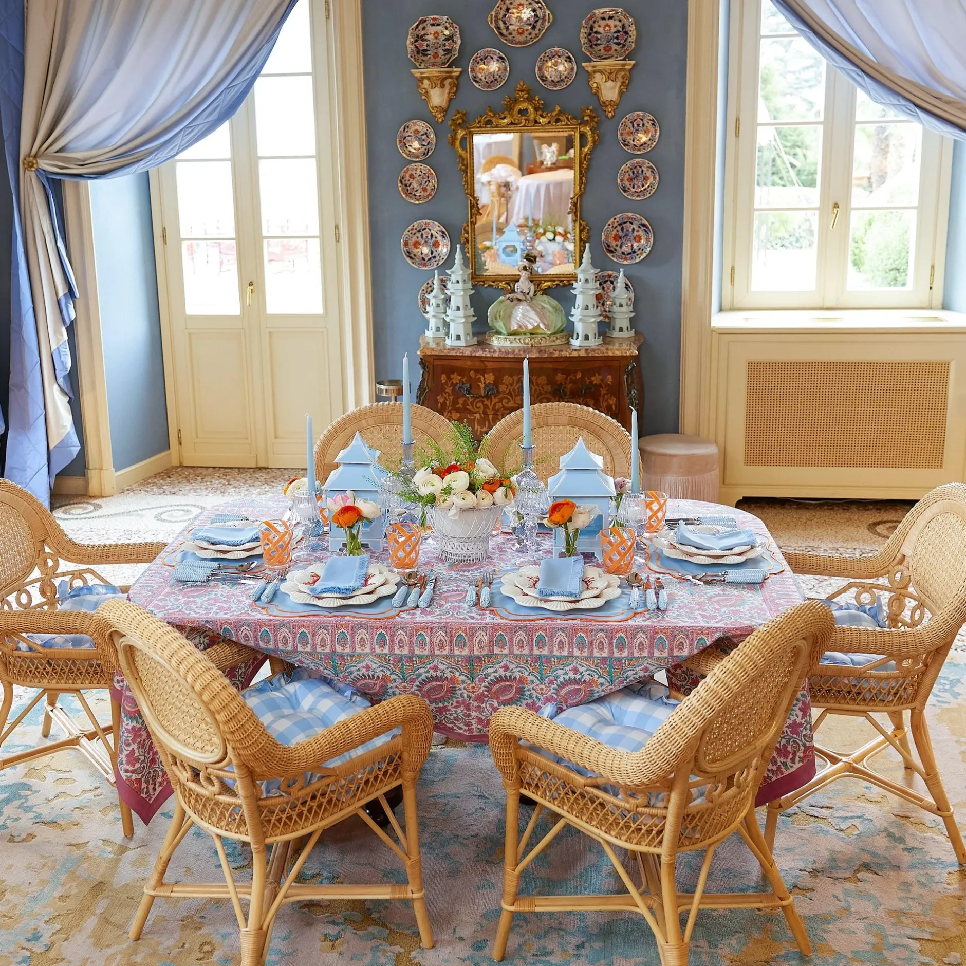 Discount Mrs. Alice Coral Dinner Plates (Set Of 4)