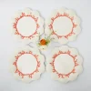 Hot Mrs. Alice Coral Dinner Plates (Set Of 4)