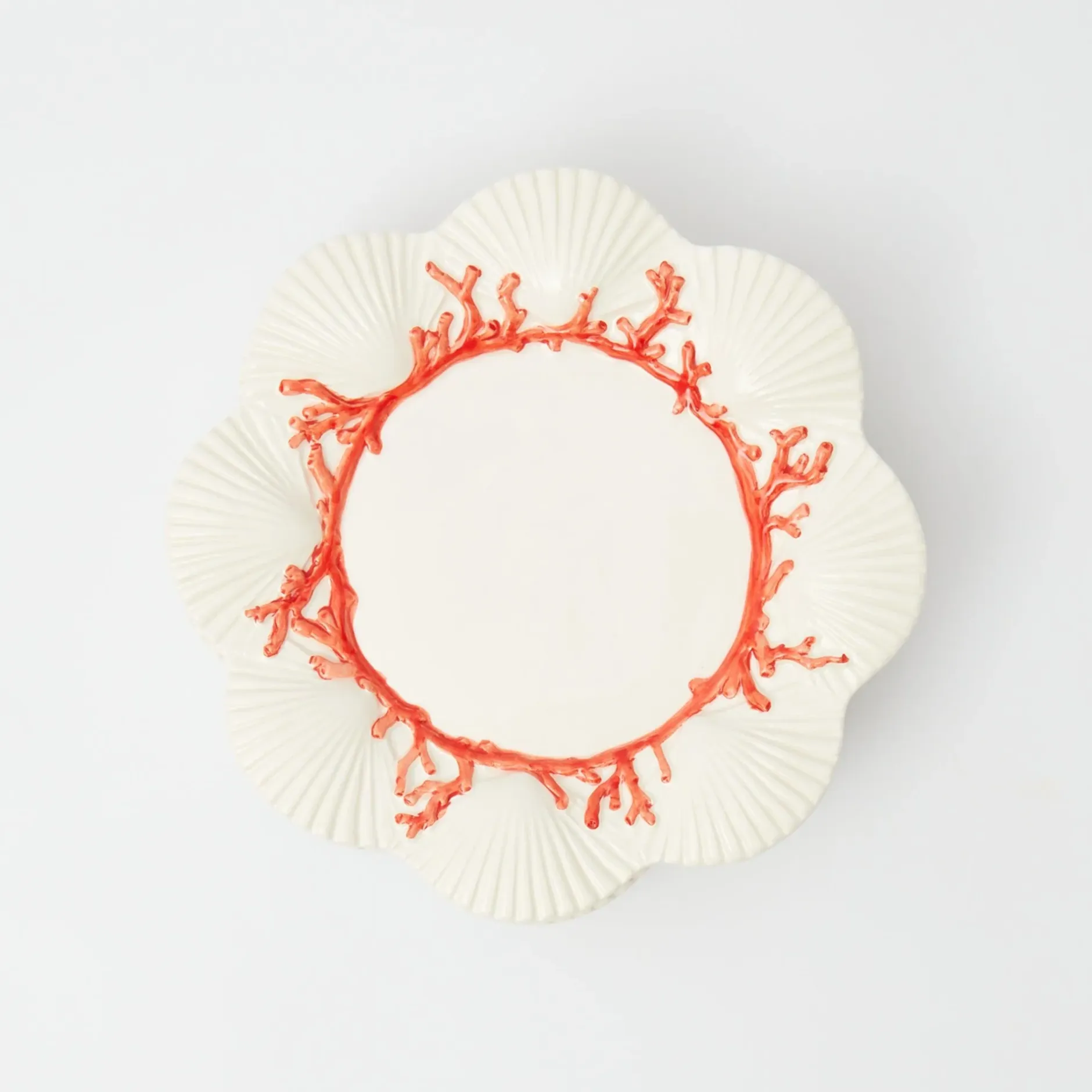 Hot Mrs. Alice Coral Dinner Plates (Set Of 4)