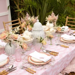 Sale Mrs. Alice Coral Linen Napkins (Set Of 4)