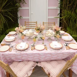Sale Mrs. Alice Coral Linen Napkins (Set Of 4)