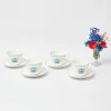 Online Mrs. Alice Coronation Breakfast Cup & Saucer (Set Of 4)
