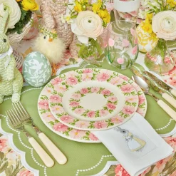 Clearance Mrs. Alice Dahlia Garland Dinner & Starter Plates (Set Of 8)