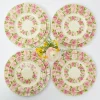 Outlet Mrs. Alice Dahlia Garland Dinner & Starter Plates (Set Of 8)