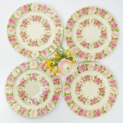 Clearance Mrs. Alice Dahlia Garland Dinner Plate (Set Of 4)