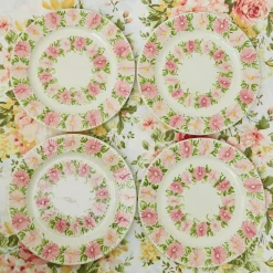 Clearance Mrs. Alice Dahlia Garland Dinner Plate (Set Of 4)