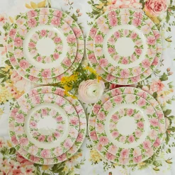 Online Mrs. Alice Dahlia Starter Plates (Set Of 4)