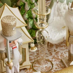 Online Mrs. Alice Dotty Gold Candle Holder (Pair)