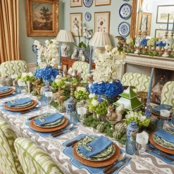 Mrs. Alice Dusty Blue Candles (Set Of 8)