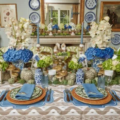 Mrs. Alice Dusty Blue Candles (Set Of 8)
