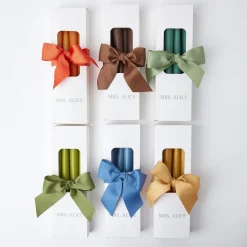 Sale Mrs. Alice Dusty Green Candles (Set Of 8)