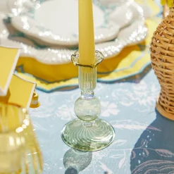 Hot Mrs. Alice Eden Green & Yellow Candlescape