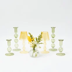 Hot Mrs. Alice Eden Green & Yellow Candlescape