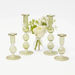 Best Mrs. Alice Eden Green Candle Set (Apple Green)