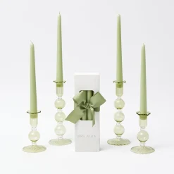 New Mrs. Alice Eden Green Candle Set (Spring Green)