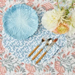 Best Mrs. Alice Edie Blue Coral Placemats (Set Of 4)
