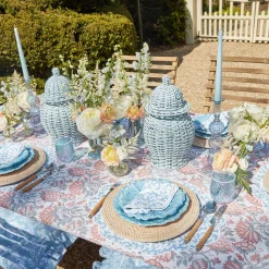 Best Mrs. Alice Edie Blue Coral Placemats (Set Of 4)