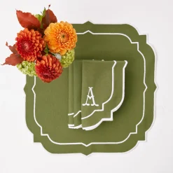 Mrs. Alice Edie Moss Green Napkins (Set Of 4)