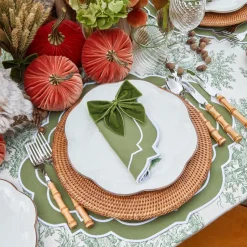 Mrs. Alice Edie Moss Green Napkins (Set Of 4)