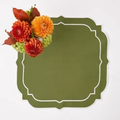 Mrs. Alice Edie Moss Green Napkins (Set Of 4)