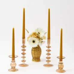 Online Mrs. Alice Elodie Chestnut Candle Holder (Pair)