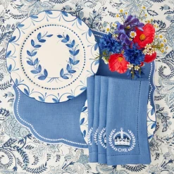 Online Mrs. Alice Eloise Blue Placemats & Coronation Napkins (Set Of 4)