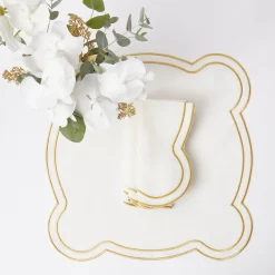 Hot Mrs. Alice Eloise Gold Napkins (Set Of 4)