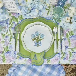 Discount Mrs. Alice Eloise Green And Blue Placemats (Set Of 4)