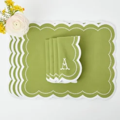 Mrs. Alice Elsa Green Napkins (Set Of 4)
