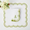 Discount Mrs. Alice Elsa White & Green Napkins (Set Of 4)