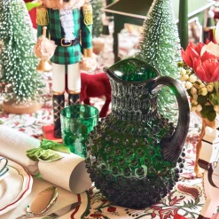 Best Mrs. Alice Emerald Green Hobnail Jug