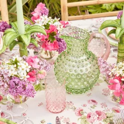 Discount Mrs. Alice Emerald Hobnail Jug & Rose Handle