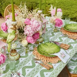 Discount Mrs. Alice Emerald Hobnail Jug With Rose Handle & Glasses (Set Of 6)
