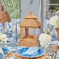 Discount Mrs. Alice Extra Large Natural Rattan Pagoda Lantern