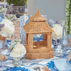Discount Mrs. Alice Extra Large Natural Rattan Pagoda Lantern