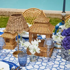 Discount Mrs. Alice Extra Large Natural Rattan Pagoda Lantern