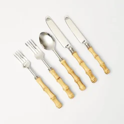 Clearance Mrs. Alice Faux Bamboo Cutlery (5 Piece)