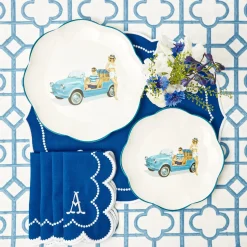 Hot Mrs. Alice Fiat Jolly Dinner & Starter Plates (Set Of 8)