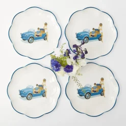 Hot Mrs. Alice Fiat Jolly Starter Plates (Set Of 4)