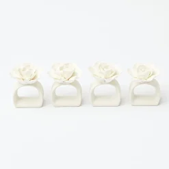 Sale Mrs. Alice Fiore Porcelain Napkin Rings (Set Of 4)