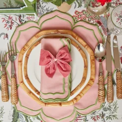 Clearance Mrs. Alice Fleur Pink Napkins (Set Of 4)